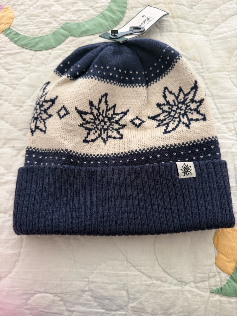 Alpine Design Edelweiss Beanie Mystic Midnight Beanie Adult Hat One Size
